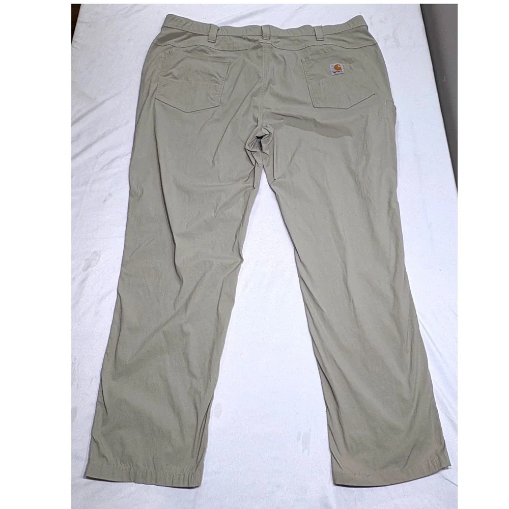 Carhartt Force Relaxed Fit Ripstop Work Pants Mens 42x30 Tan BN4750-M Utility